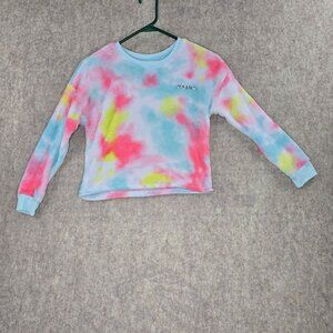 Justice Girls Medium Tie-Dye Long Sleeve Pajamas